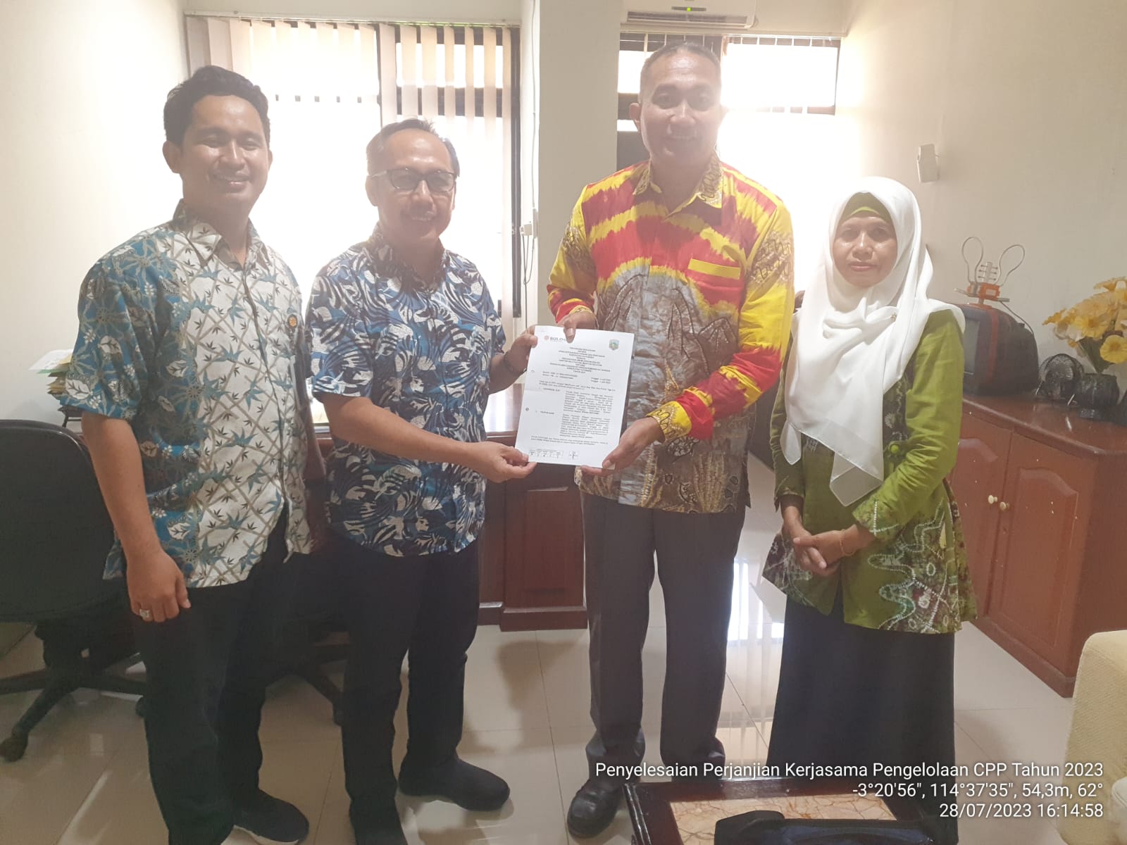 Penyelesaian Perjanjian Kerjasama Pengadaan Beras Cadangan Pangan Pemerintah 2023 Antara Ketahanan Pangan dan Pertanian Kotabaru dan Badan Urusan Logistik Kalimantan Selatan di Banjarmasin
