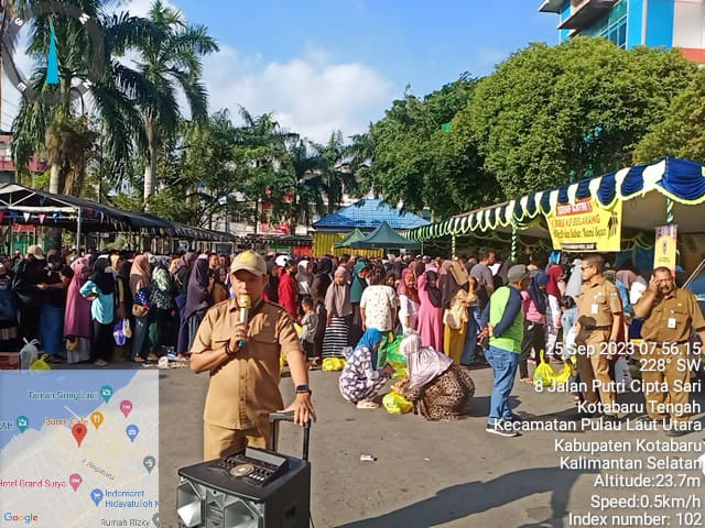 Partisipasi dan Dukungan Dinas Ketahanan Pangan dan Pertanian dalam Pasar Murah untuk Pengendalian Inflasi Daerah 2023 di Limbur Raya Pada 24-26 September 2023