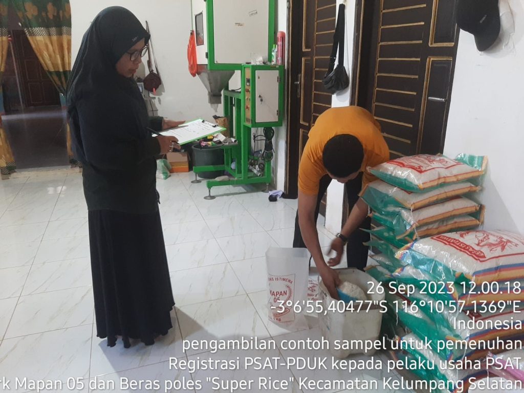 Pengujian sampel pangan segar asal tumbuhan utk pemenuhan registrasi PSAT- PDUK