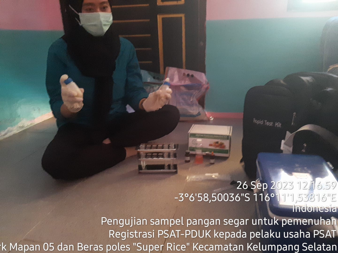 Pengujian sampel pangan segar asal tumbuhan utk pemenuhan registrasi PSAT- PDUK
